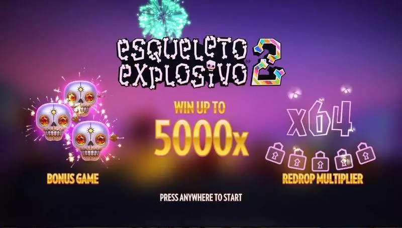 Esqueleto Explosivo 2 Fun Slot Game made by Thunderkick with 5 Reel 