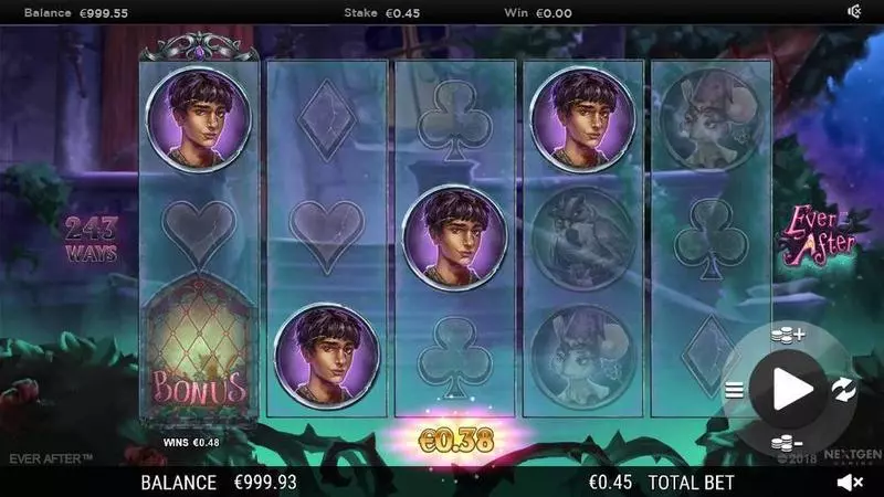 Ever After Fun Slot Game made by NextGen Gaming with 5 Reel and 243 Line