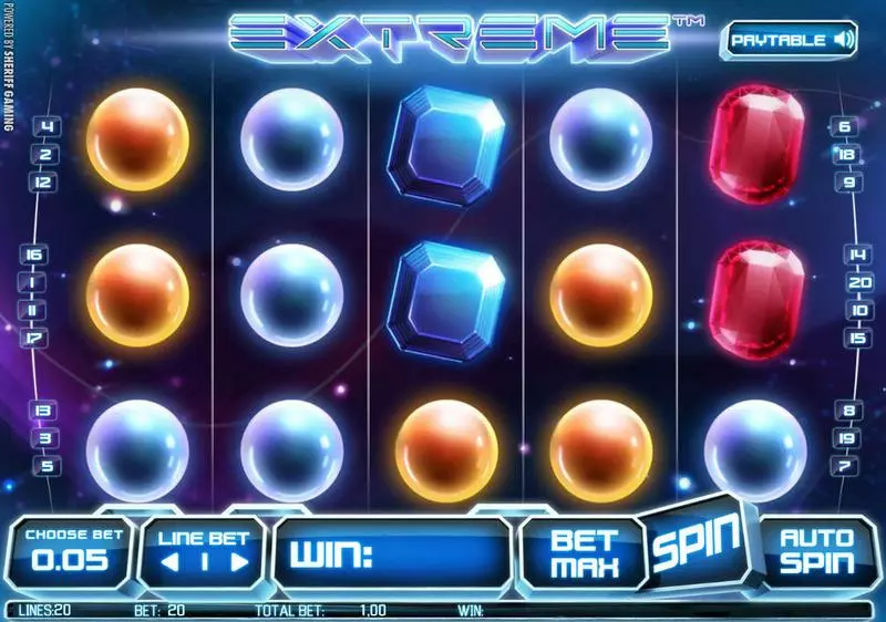 Extreme Fun Slot Game made by StakeLogic with 5 Reel and 20 Line