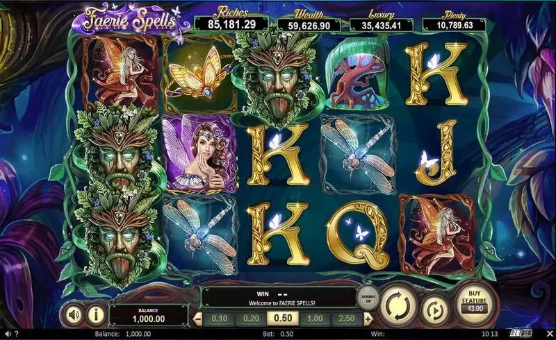 Faerie Spells Fun Slot Game made by BetSoft with 5 Reel and 10 Line