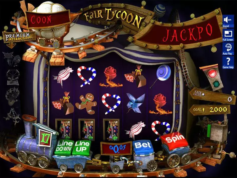 Fair Tycoon Fun Slot Game made by Slotland Software with 5 Reel and 17 Line