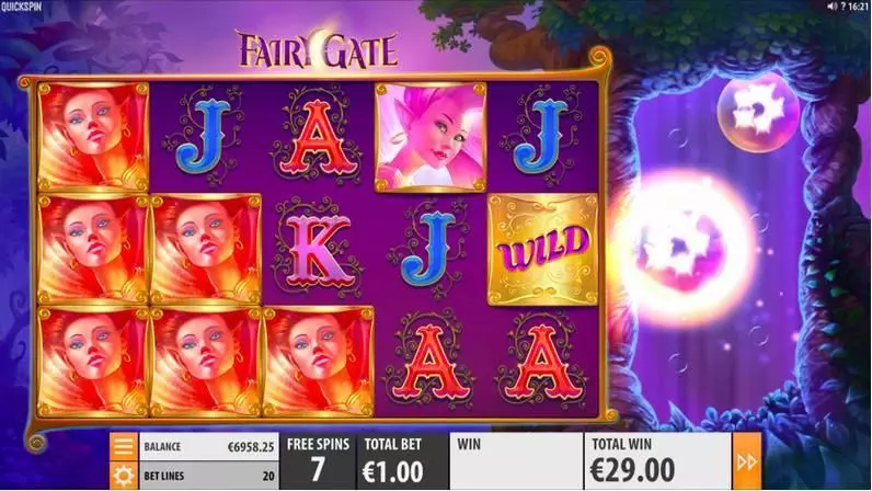 Fairy Gate Fun Slot Game made by Quickspin with 5 Reel and 20 Line