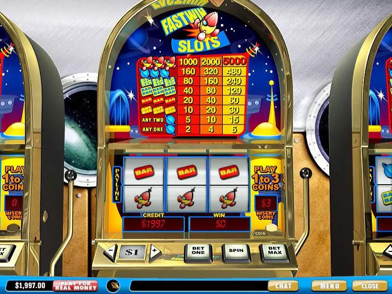 Fast Win Fun Slot Game made by PlayTech with 3 Reel and 1 Line