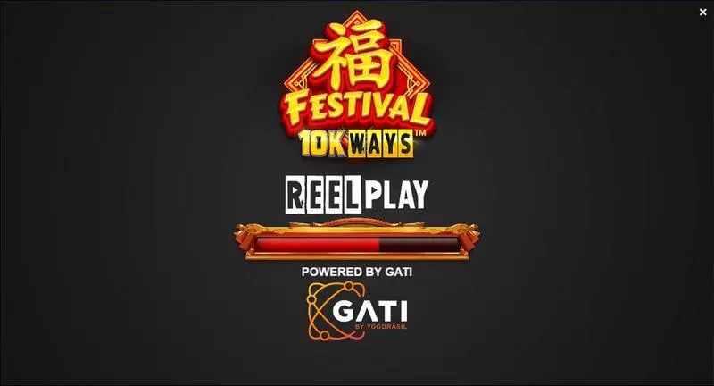 Festival 10K Ways Fun Slot Game made by ReelPlay with 6 Reel and 10000 Way