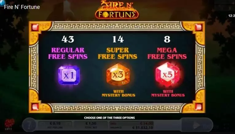 Fire N’ Fortune Fun Slot Game made by 2 by 2 Gaming with 5 Reel and 15 Line