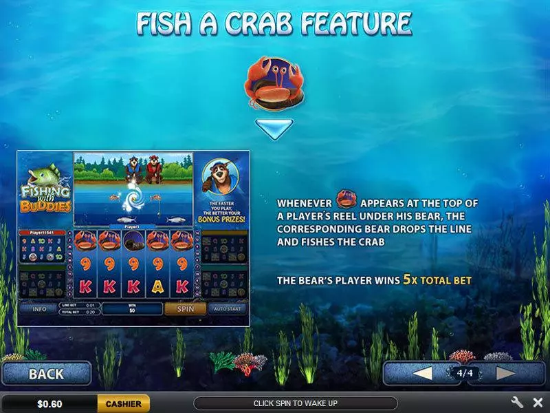 Fishing With Buddies Fun Slot Game made by PlayTech with 5 Reel and 20 Line
