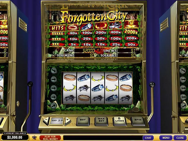 Forgotten City Fun Slot Game made by PlayTech with 5 Reel and 5 Line