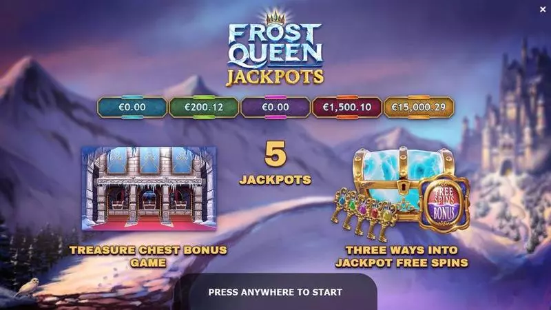 Frost Queen Jackpots Fun Slot Game made by Yggdrasil with 5 Reel and 20 Line