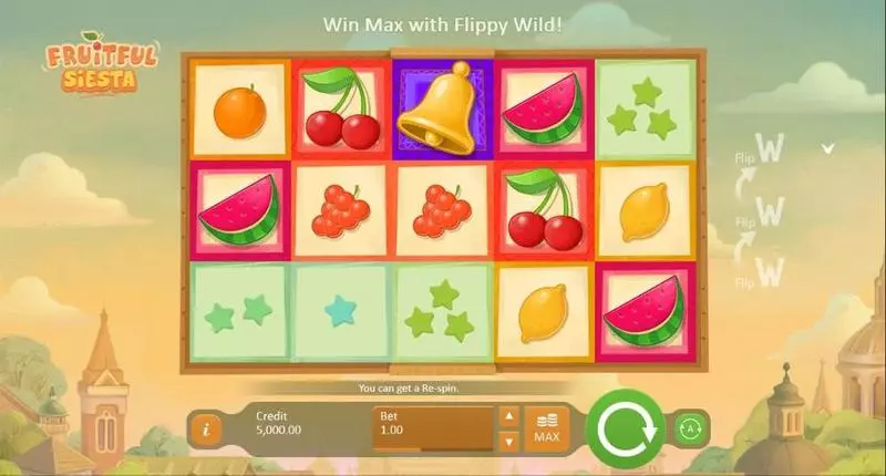 Fruitful Siesta Fun Slot Game made by Playson with 5 Reel and 10 Line