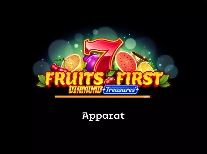 Fruits First Diamond Treasures Fun Slot Game made by Apparat Gaming with 4 Reel and 5 Line