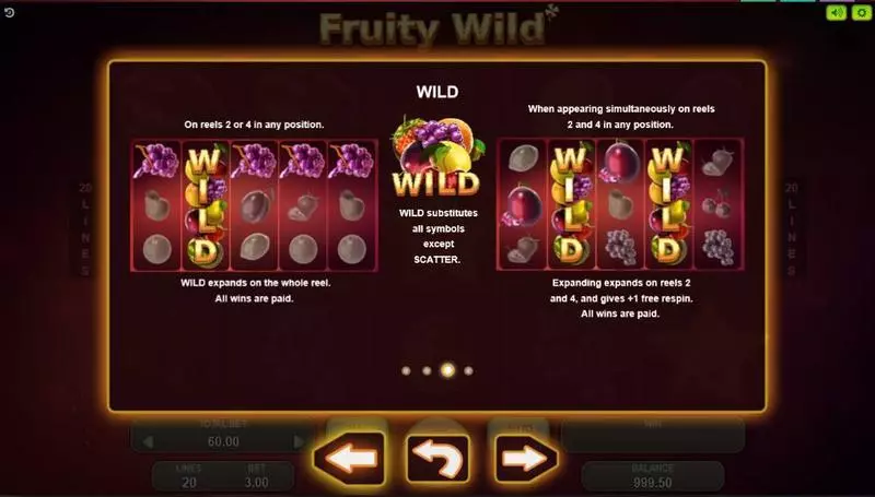 Fruity Wild Fun Slot Game made by Booongo with 5 Reel and 20 Line