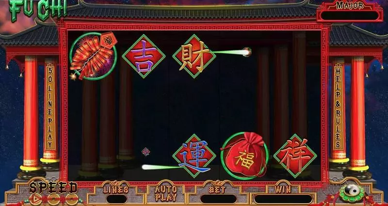 Fu Chi Fun Slot Game made by RTG with 5 Reel and 50 Line