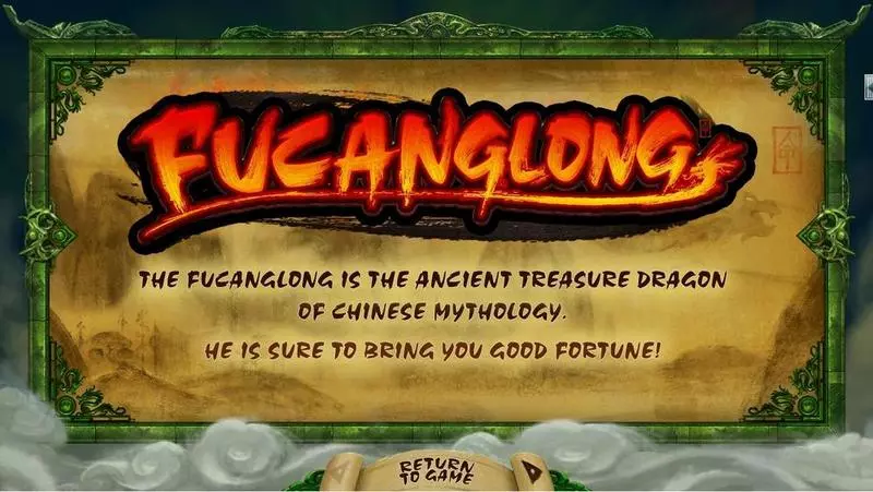 Fucanglong Fun Slot Game made by RTG with 5 Reel and 1024 Way