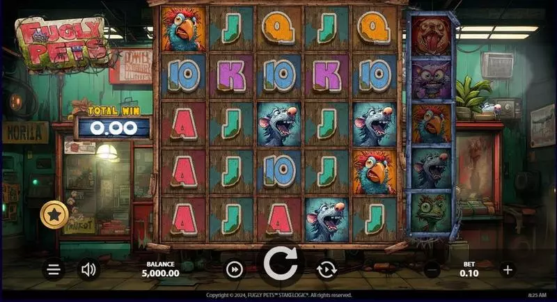 Fugly Pets Fun Slot Game made by StakeLogic with 5 Reel and 3125 Way