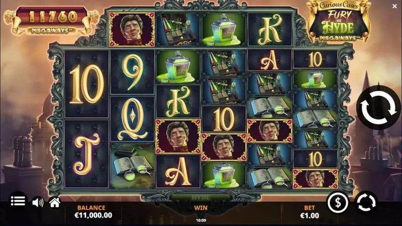 Fury of Hyde Megaways Fun Slot Game made by Jelly Entertainment with 6 Reel and 11760