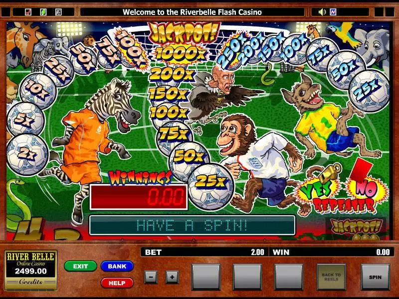 Game On! Fun Slot Game made by Microgaming with 3 Reel and 1 Line