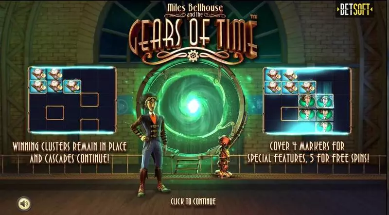 Gears of Time Fun Slot Game made by BetSoft with 5 Reel 