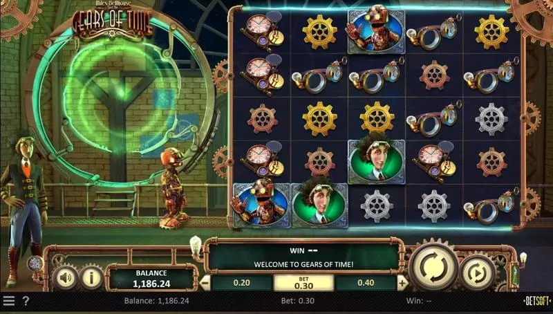 Gears of Time Fun Slot Game made by BetSoft with 5 Reel 
