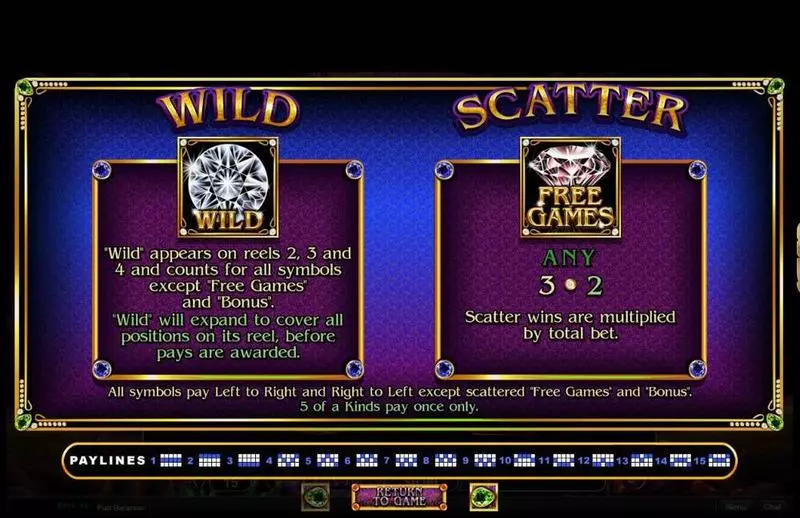 Gemtopia Fun Slot Game made by RTG with 5 Reel and 15 Line