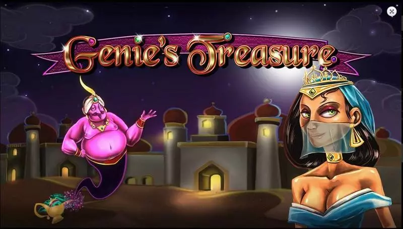 Genie's Treasure Fun Slot Game made by 2 by 2 Gaming with 5 Reel and 20 Line