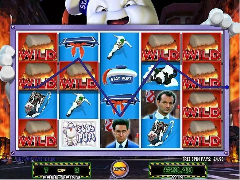 Ghostbusters Fun Slot Game made by IGT with 5 Reel and 30 Line
