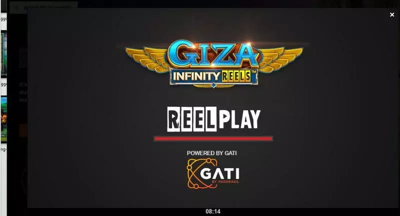 Giza Infinity Reels Fun Slot Game made by ReelPlay with 3 Reel and Infinity
