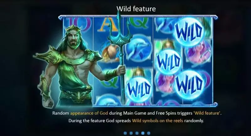 God of Wild Sea Fun Slot Game made by Playson with 5 Reel and 25 Line