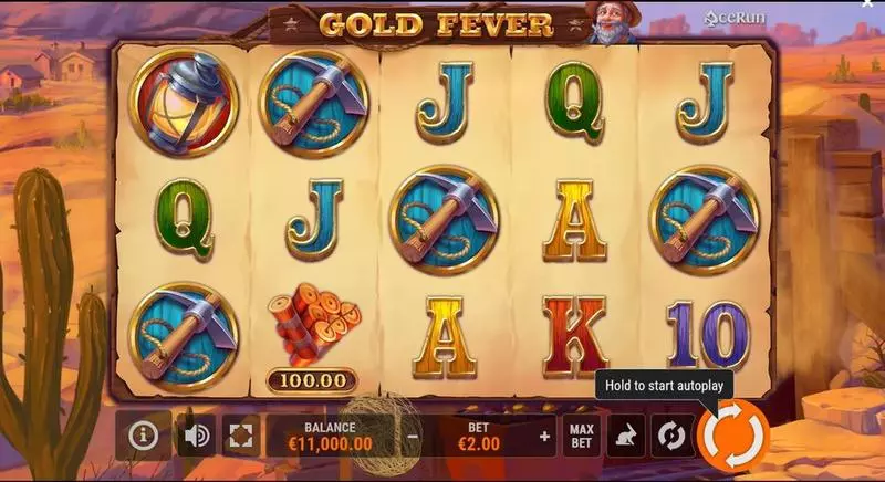 Gold Fever  Fun Slot Game made by AceRun with 5 Reel and 10 Line