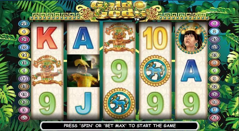 Gold ogf the Gods Fun Slot Game made by WGS Technology with 5 Reel and 25 Line