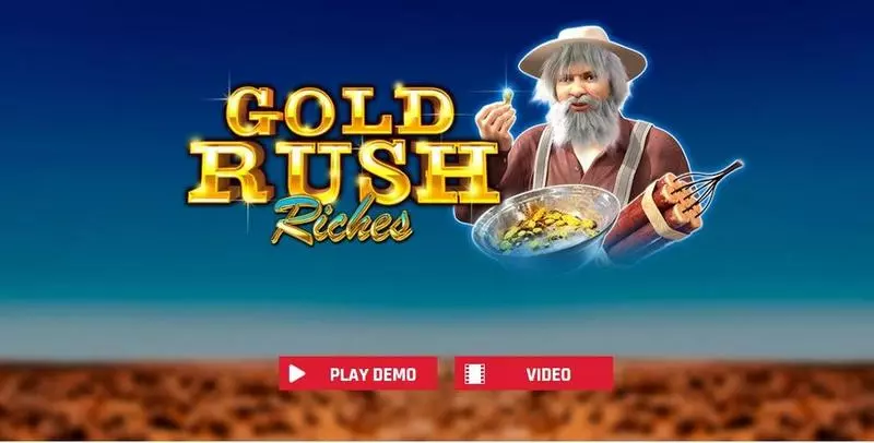 Gold Rush Riches Fun Slot Game made by Red Rake Gaming with 6 Reel 