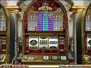Golden Palace Fun Slot Game made by PlayTech with 3 Reel and 1 Line