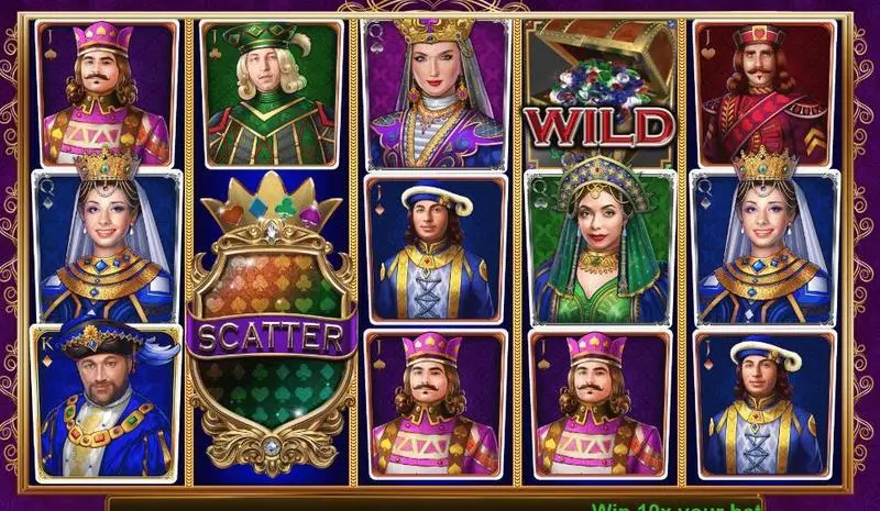 Golden Royals Fun Slot Game made by Booming Games with 5 Reel and 30 Line