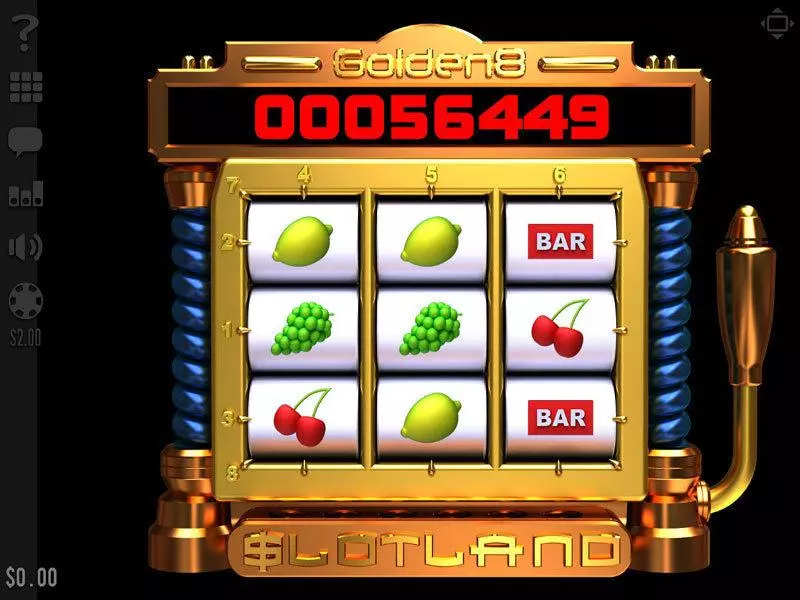 Golden8 Fun Slot Game made by Slotland Software with 3 Reel and 8 Line