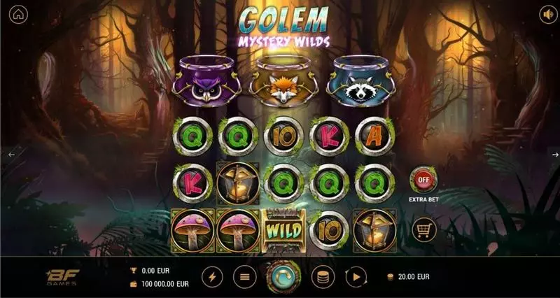 Golem Mystery Wilds Fun Slot Game made by BF Games with 5 Reel and 10 Line