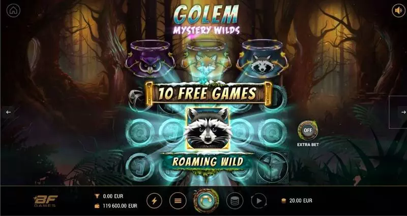 Golem Mystery Wilds Fun Slot Game made by BF Games with 5 Reel and 10 Line