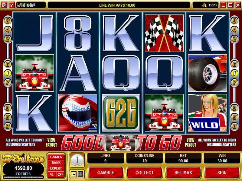Good To Go Fun Slot Game made by Microgaming with 5 Reel and 9 Line