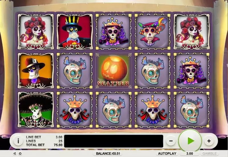 Graveyard Shift Fun Slot Game made by Topgame with 5 Reel and 25 Line