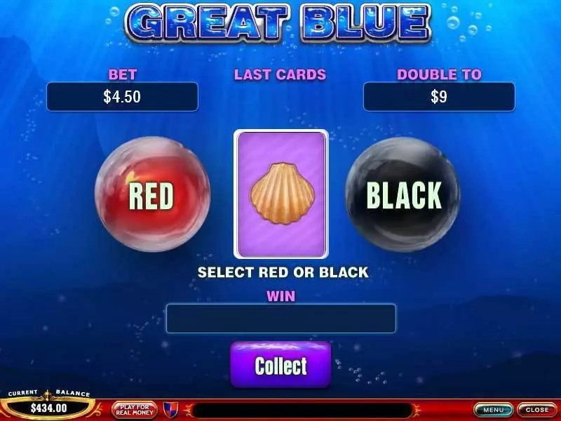 Great Blue Fun Slot Game made by PlayTech with 5 Reel and 25 Line