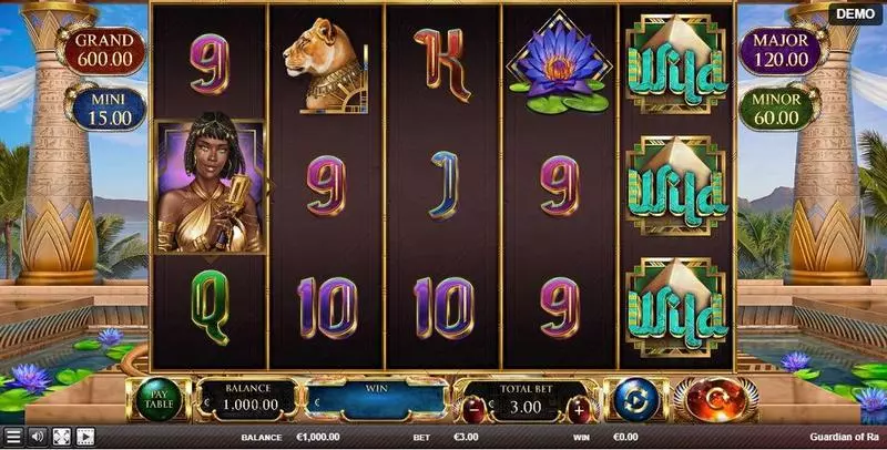 Guardian of Ra Fun Slot Game made by Red Rake Gaming with 5 Reel and 30 Line
