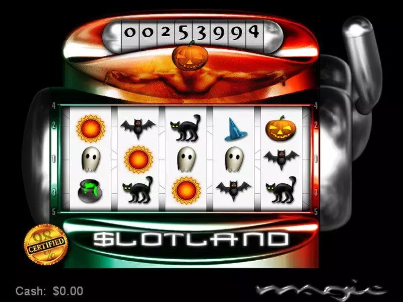 Halloween Magic Fun Slot Game made by Slotland Software with 5 Reel and 5 Line