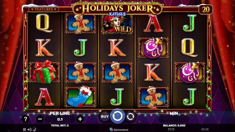 Holidays Joker – Xmas Fun Slot Game made by Spinomenal with 5 Reel and 30 Line
