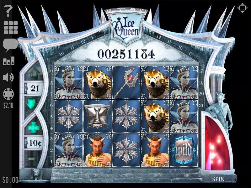 Ice Queen Fun Slot Game made by Slotland Software with 5 Reel and 21 Line