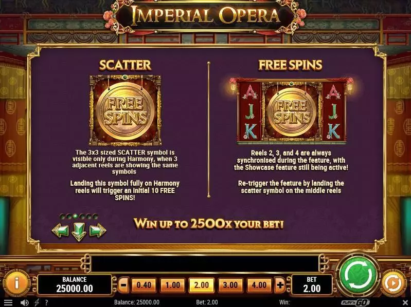 Imperial Opera Fun Slot Game made by Play'n GO with 5 Reel and 20 Line