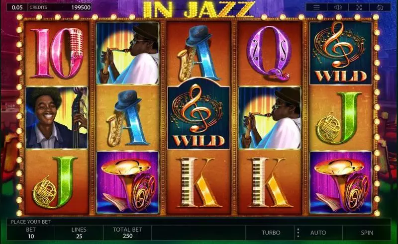 In Jazz Fun Slot Game made by Endorphina with 5 Reel and 25 Line