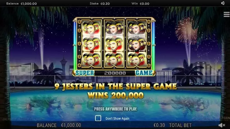 Jackpot Jester 200000  Fun Slot Game made by NextGen Gaming with 3 Reel and 5 Line