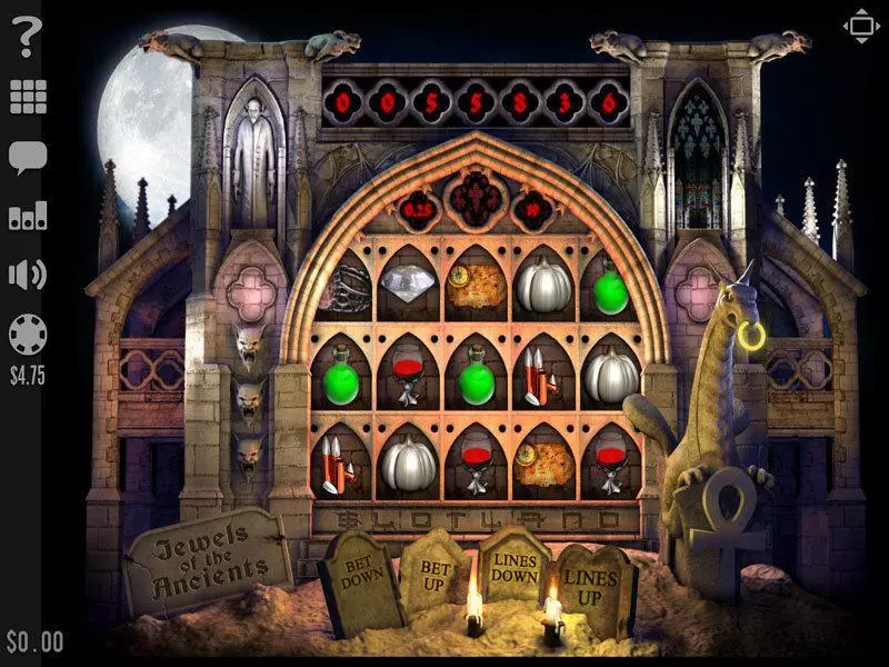 Jewels of the Ancients Fun Slot Game made by Slotland Software with 5 Reel and 19 Line
