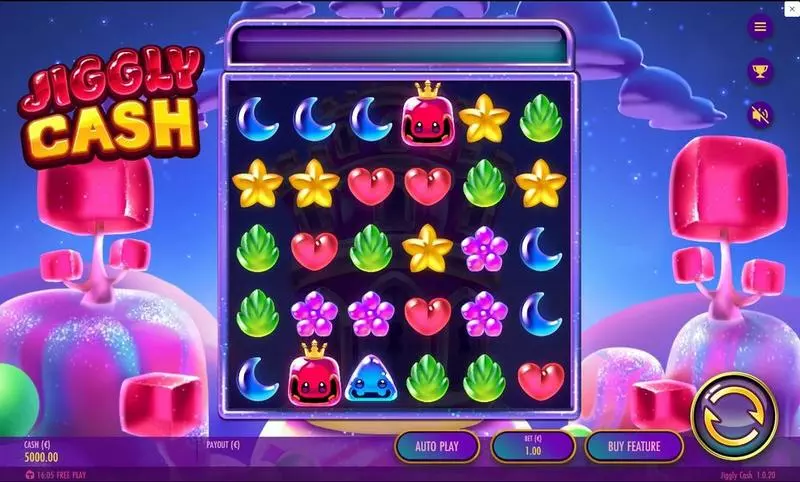 Jiggly Cash Fun Slot Game made by Thunderkick with 6 Reel 