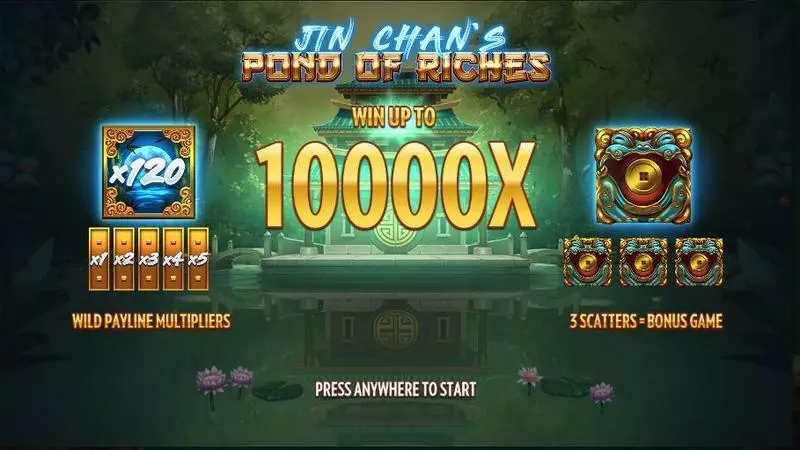 Jin Chan´s Pond of Riches Fun Slot Game made by Thunderkick with 5 Reel and 15 Line