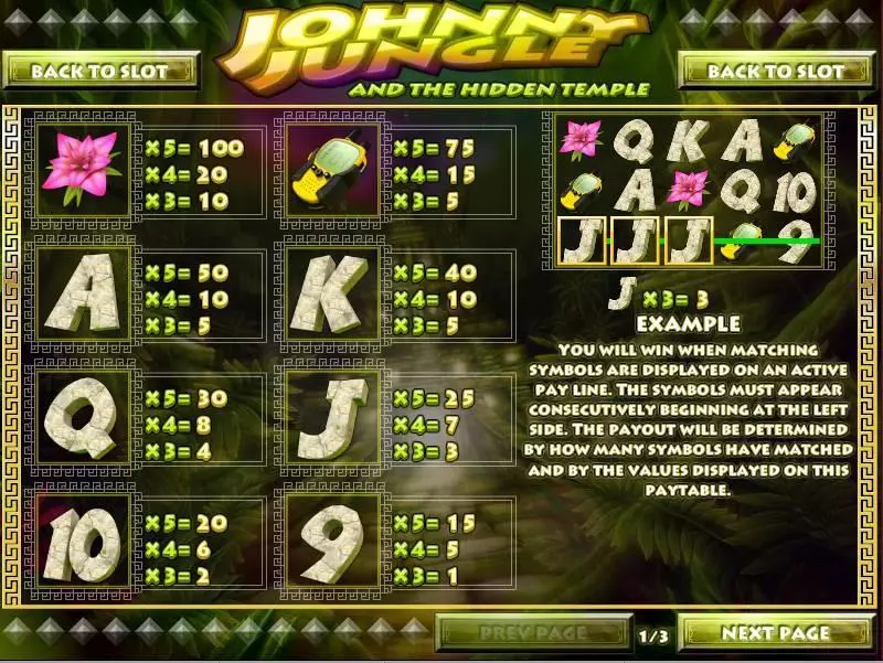 Johnny Jungle Fun Slot Game made by Rival with 5 Reel and 25 Line