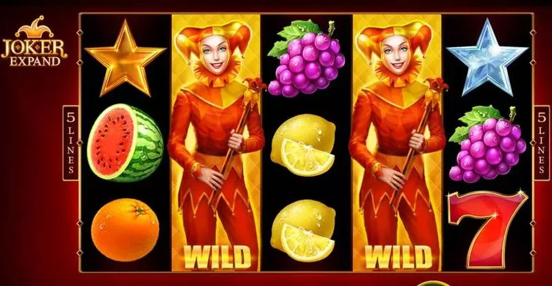 Joker Expand Fun Slot Game made by Playson with 3 Reel and 5 Line